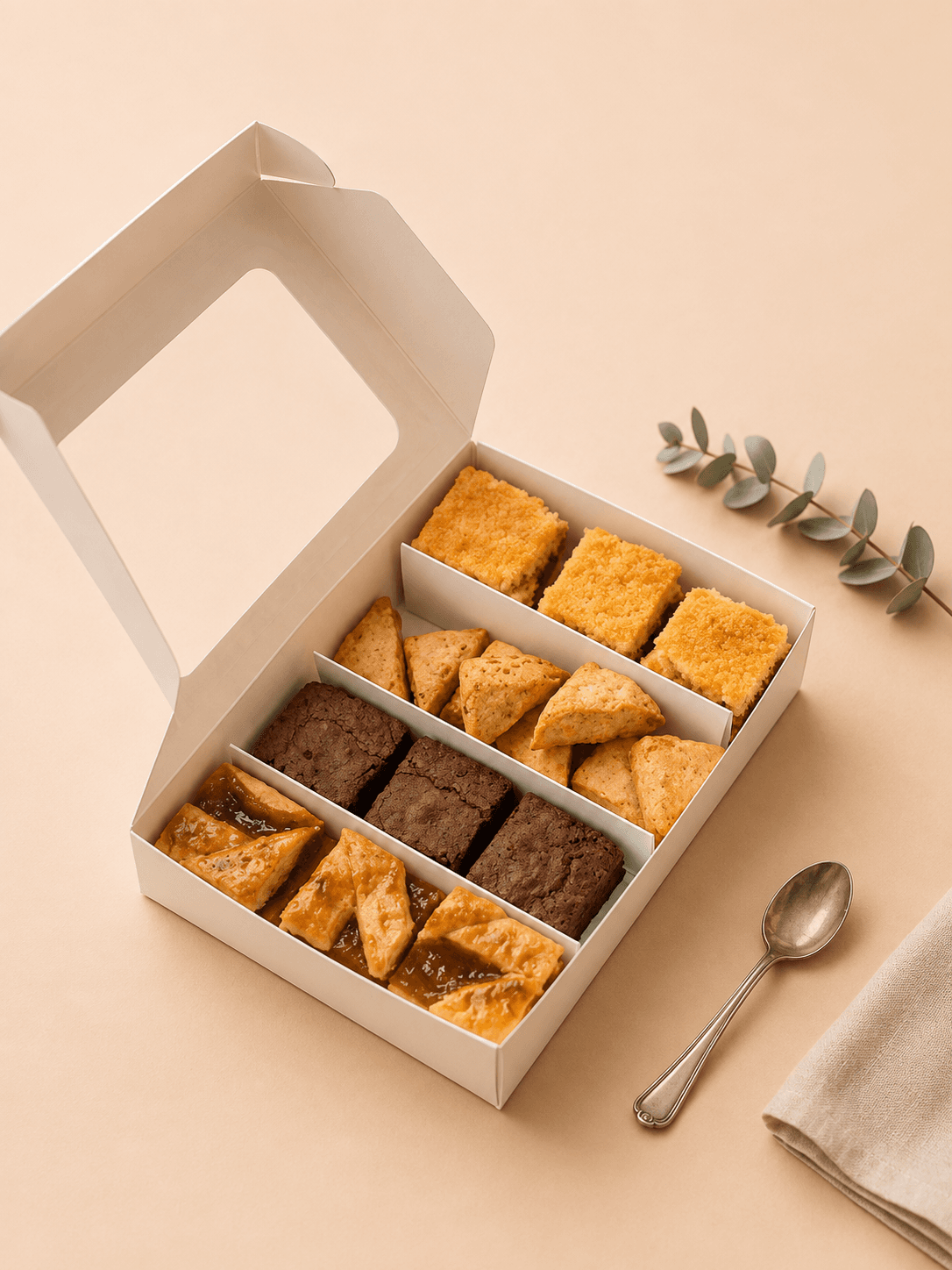 Box de degustación con productos artesanales variados