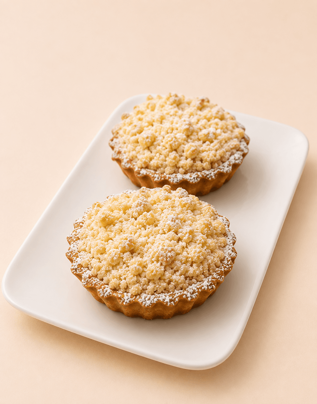 Mini crumble de manzana