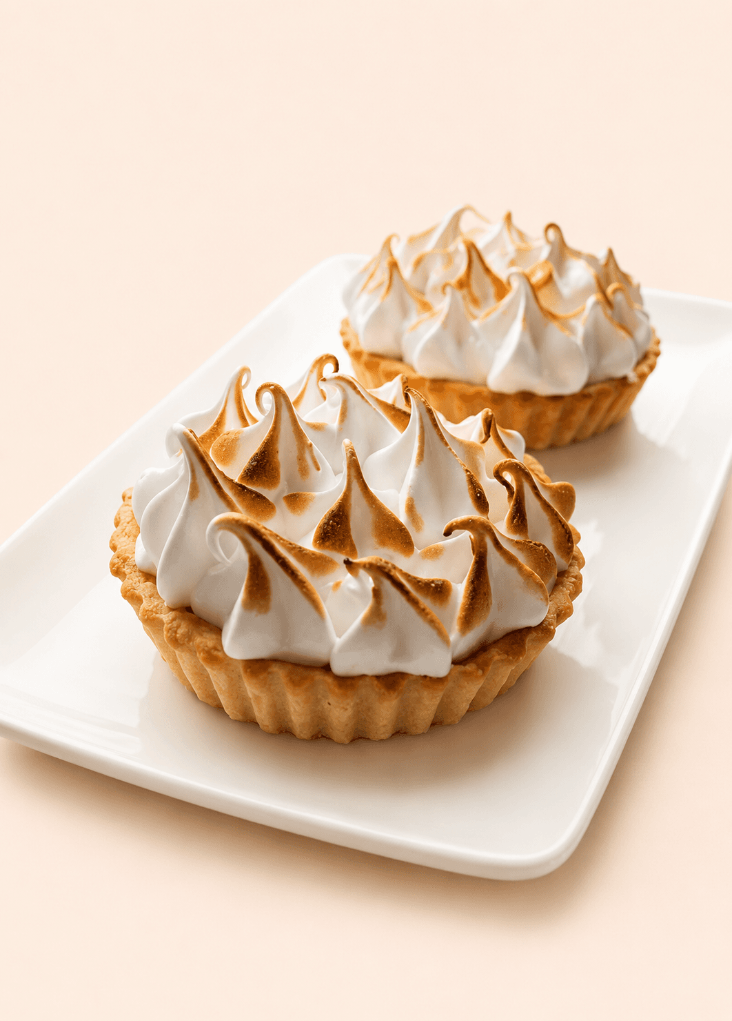 Mini lemon pie con merengue italiano