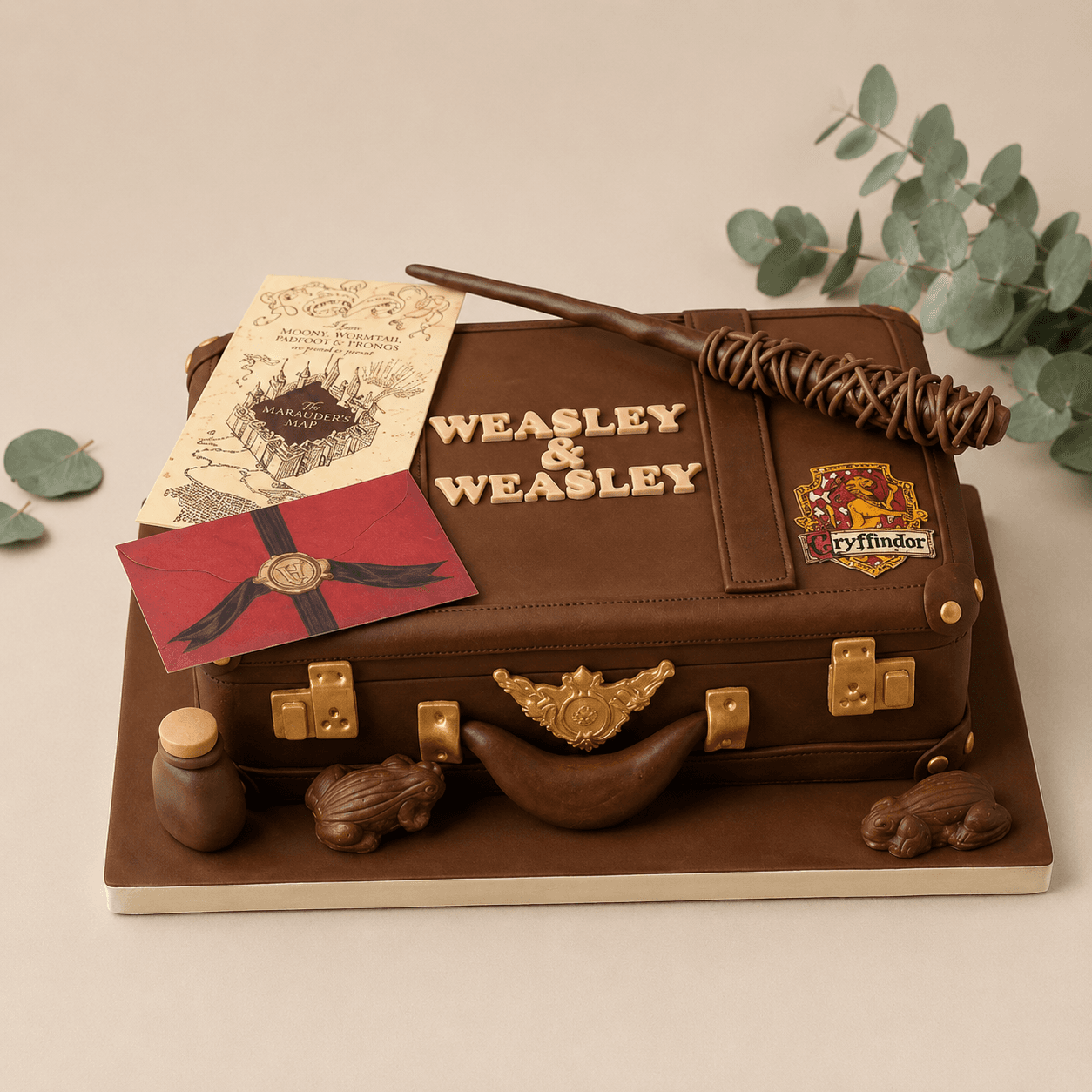 Torta temática inspirada en Harry Potter